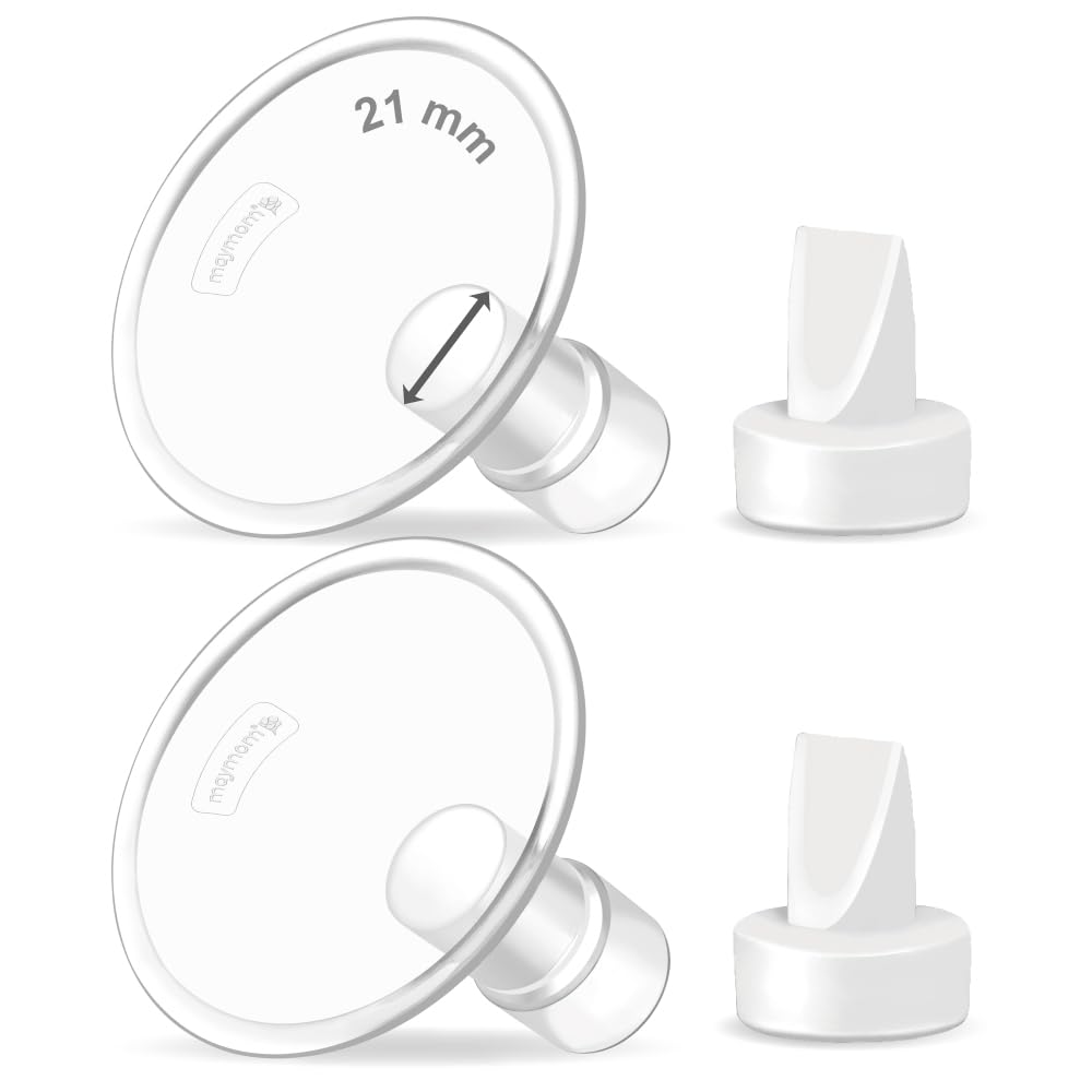 Maymom Pump Valve & MyFit 21mm Shield Compatible with Lansinoh Breast Pump Signature Pro/Smartpump/Manual Breast Pump. Replace Lansinoh Pump Valve. Not Original Lansinoh Pump Part
