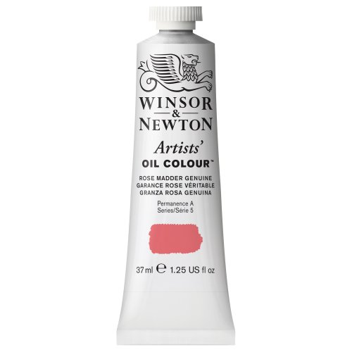 Winsor & Newton Artists Oil Color Paint Tube, 37ml, Rose Madder Genuine