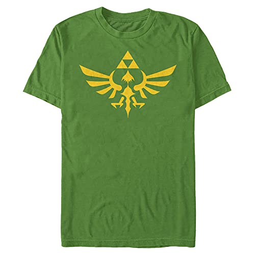 Nintendo Triumphant Triforce Camiseta, Verde, M para Hombre en promo sur Amazon