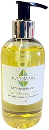 Aromabar Spa Foot Pamper Gift Set Foot Massage Oil Salts Scrub Roller view 2