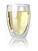 Stemless Wine Glasses Set of 4 Insulated Double Wall Wine Glass Tumblers 12 Ounces for Red or White Wine 4 Pack by Princeton Wares