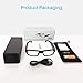 [Upgraded Version] FHD Hidden Camera Eyeglasses, Super Small Surveillance Spy Camera Glasses,Video Recorder,Snapshot,USB Charger Cable