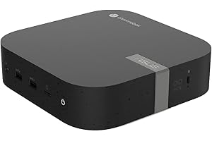ASUS Chromebox 5 with Intel® Core i3-1220P Processor, 8GB Memory, M.2 128G NVMe SSD, Dual HDMI, one DP, Gigabit LAN, WiFi 6E, Thunderbolt ™ 4, Chrome OS, VESA Mount,BLACK