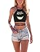 Ninimour Halter Cross Hollow Boho Bandage Camis Crop Top