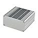 Eightwood Aluminum Enclosure Electronic Project Box Case for PCB Instrument Amplifier DIY - 3.94