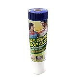 C&S Pretaped Drop Cloth 72 in x 90 ft with 24mm Blue Masking Tape
