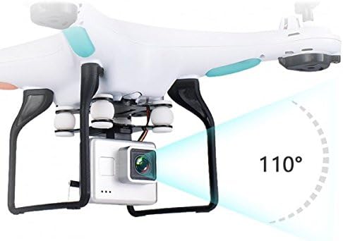 LTC SG600 2.4G WIFI FPV RC Mini Drone with 720P 2MP 110° Wide Angle Removable HD Camera Live Video, Altitude Hold, Headless Mode, Foldable Blades Quadcopter with Two Batteries for Beginners