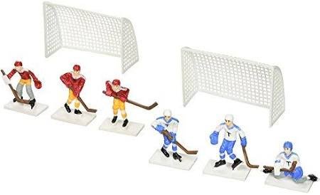 Hockey Players with 2 Goals Cake Topper Decoration Kit