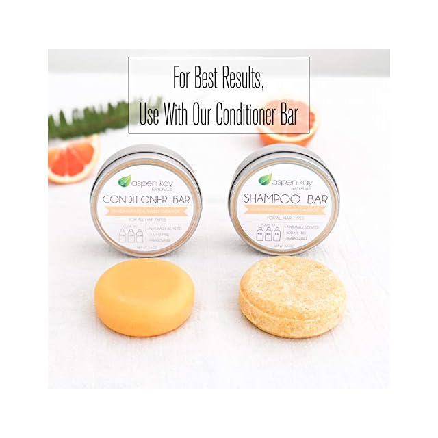 Solid Shampoo Bar All Hair Types Organic Ingredients Escape Waste