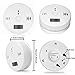 Carbon Monoxide Detector Gas Detection, WJZXTEK Digital Display Carbon Monoxide Alarm, Electronic Equipment, Power Detection Equipment, Alarm Clock Warning, 2Pack