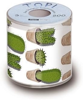 Designer Toilet Paper Cactuses by Topi