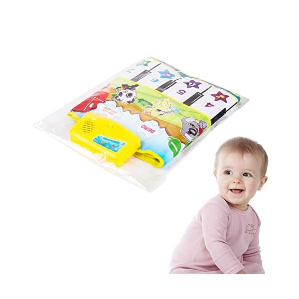 sanlinkee Piano Mat for Kids, Music Mats Touch Play Musical Carpet Piano Floor Mat for Children