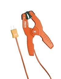 Extech Tp200 abrazadera de tubo tipo K Sonda de temperatura