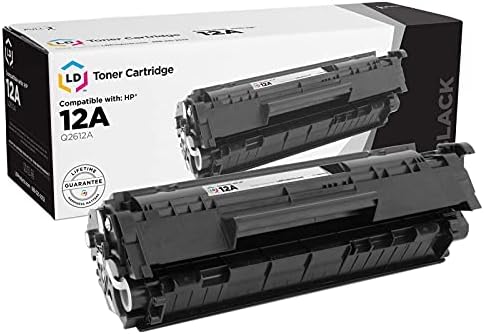 LD Compatible Toner Cartridge Replacement for HP 12A Q2612A Black Laser  Printer Drums Toner - Indress