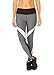 RBX Active Women's Splice Colorblock Leggings with Mesh Charcoal Grey S