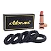 Silicone Penis Rings for Erection Enhancing - Adorime Premium Training Cock Ring for Men’s Sexual Life and Stamina Prolonging, Male Sex Toys for Couples (5 Rings Set)