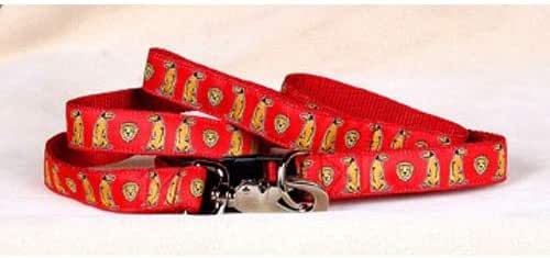 leather collar and lead sets