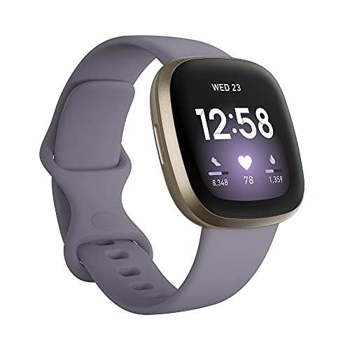 Fitbit Versa 3 Health Fitness Smartwatch with GPS 247 Heart Rate Voice Assistant up to 6 Days Battery