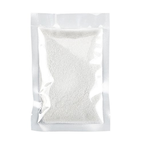 Baisidai Nail Art Acrylic Metal Glitter Powder Dust Gem for Nail Art Craft Card Decoration (100g, 20 Color-White)