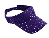 Women's Glitter Sequin Visor Hat