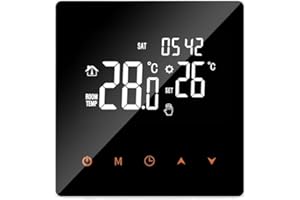 ZYNCUE Temperature Control Switch,Wall-Mounted Boiler Water Floor Heating Thermostat