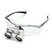 Zorvo 3.5X 420mm Dental Surgical Medical Binocular Loupes + LED Head Light Lamp + Carry Bag (Silver)
