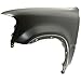 Evan Fischer Front Driver Side Fender Compatible With 1997-2001 Honda CR-V With Molding Holes Primed