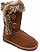 Girl's kids Lovely 4-Buttons Fur-Lined Snow Warm Winter Knee High Boots