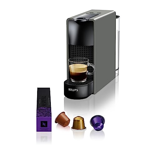 Nespresso KRUPS Essenza Mini Grau Original Kapselmaschine XN110B