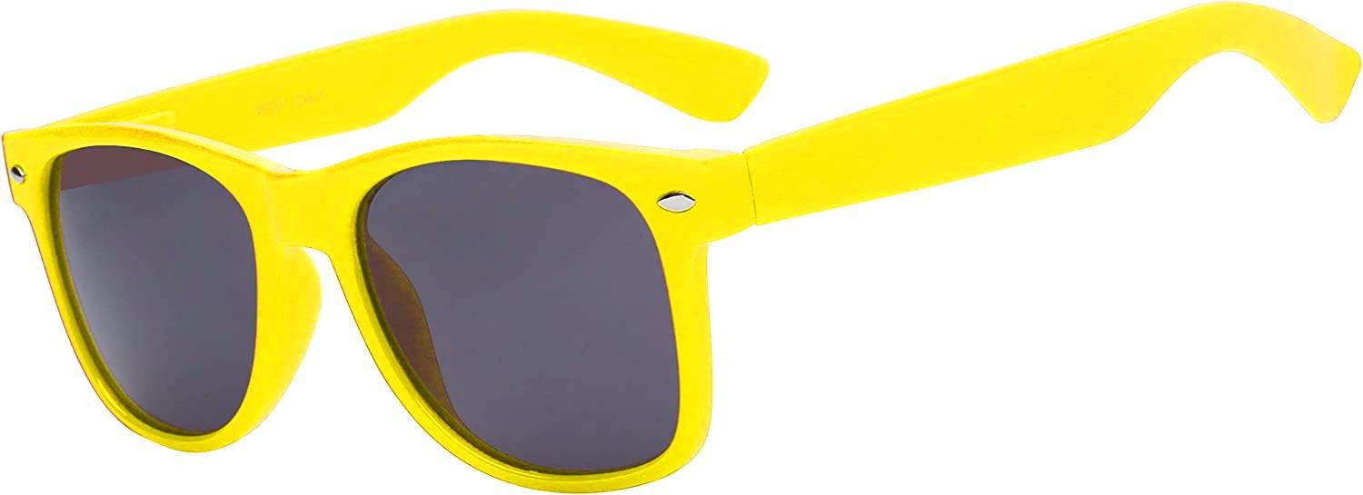 Photo 1 of OWL Retro Style Yellow Frame Vintage Smoke Lens Sunglasses for Ladies