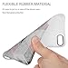LUMARKE Wallet Case Compatible with iPhone 7, Cute Grey Pink Marble Slim-Fit TPU Clear Bumper Flexible Rubber Silicone Rugged Cover Case 4.7 inch