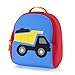 Dabbawalla Bags Truck Backpack, Red/Blue/Yellow