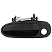 OCPTY Door Handle Exterior Front Driver Left Side Replacement fit 1993-1997 for Geo Prizm for Corolla Outside Door Handle Black