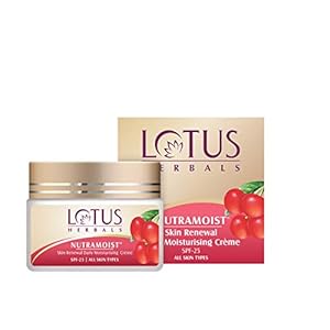 Lotus Herbals SPF 25 Nutramoist Skin Renewal Daily Moisturising Cream (50g)