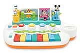 Kiddieland Toys Limited Mickey Mouse & Friends Activity Piano, 4.88 x 11.25 x 7.5