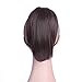 Oubeca Synthetic Claw Clip Ponytail Extensions Straight Short Pony Tail Hair Pieces for Women (M2-33)