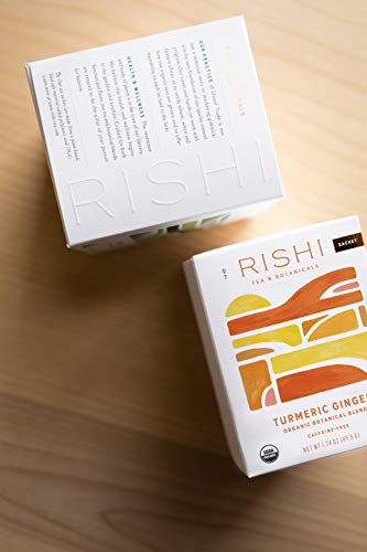 Rishi Tea Organic Herbal Tea Caffeine-Free Turmeric Ginger - Image 3