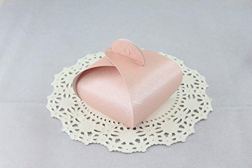 Decorative Boxes For Gifts 50ea 2" Pastel Favor Gift Box,Wedding Bridal Shower Candy Chocolate Jewelry Party Boxes Decorative Boxes Love (Pink)