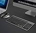 Wireless Keyboard with Mouse,J JOYACCESS 2.4G Thin Coreless Keyboard and Mouse Combo,Ergonomic, Full Size, Compact,Slim for PC, Mac,iMac，Desktop, Computer, Laptop, Windows,Smart TV-Black and Grey