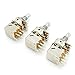A500k Push Pull Potentionmeter Volume Tone Switch Pots Shaft 18 mm for Guitar Bass Accessories Pack of 3