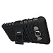 Galaxy J5 Case,J5 2016 Case,Shockproof Slim Case Dual Layer Ultra Protective Rubber Hard Protection Cover for Samsung Galaxy J5 2016 with Kickstand (Black)