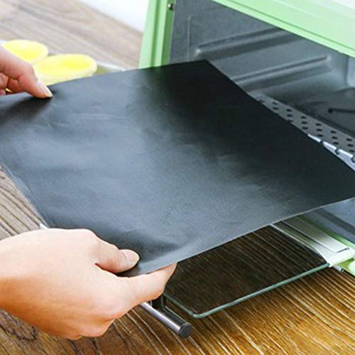 Acronde 2PCS Large Non-Stick Reusable Oven Liners Certified BPA and PFOA Free Premium Heavy Duty Liner for The Bottom of Convection, Electric, Gas, Toaster and Microwave Ovens - Thumbnail 5