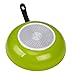 Cook N Home 12-Inch Nonstick Stir Fry Wok Pan, Green, 30cm
