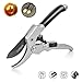 Acroma Professional 8'' Anvil Pruner High Carbon SK5 Steel Hand Pruning Shears Garden Clippers Tree Trimmer