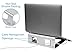 Mount-It! Vertical Laptop Stand – Aluminum Vertical Laptop Holder | 2 in 1 Laptop Riser for Desk | Vertical MacBook Stand for MacBook Air, MacBook Prothumb 4