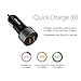iRAG Car Charger for Samsung Galaxy Note 10/9/8/S20 FE/S20/S20 Plus/S10/S10E/S9/A10e/A20/A50-36W Quick Charge 3.0 2-Port USB Adapter with 6FT Braided USB Type C to A Fast Charging Cable Cord