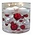20 Packs Red Pearls-Shiny-Jumbo Sizes-No Hole-Vase Decorations-to Float The Pearls Order The Floating Packs- Pearls Do Not Float in Water!