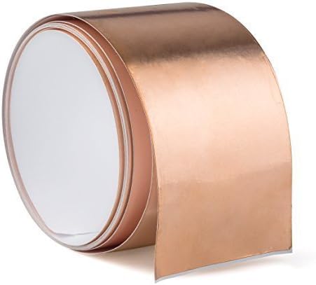 VIN Copper Foil Tape EMI Shielding for Fender Guitars 2inch in Width Golden
