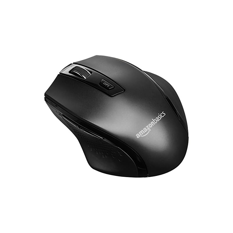 AmazonBasics Ergonomic Wireless Mouse - 