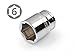 TEKTON 1/2 Inch Drive x 24 mm 6-Point Socket | 14297